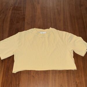 Topshop Cropped T-Shirt